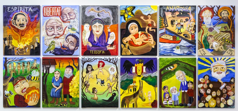 LLUM Paintigs, in proces 2016 450x200cm.