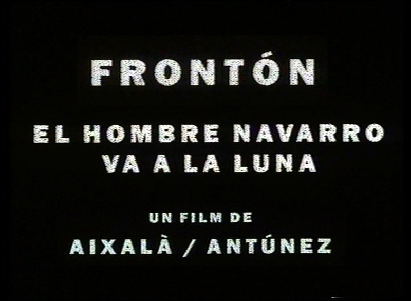 FRONTON 1993. Film.Title. Author: Marcel·lí Antúnez Roca & Aixalà.