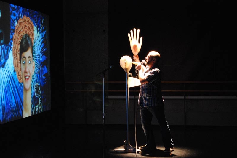 Metamembrana 2009, interactive installation. Fembrana scene. New York. Author: Marcel·lí Antúnez Roca. Photo: Oriol Ibañez.