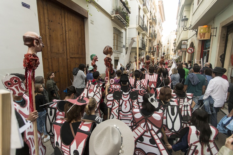 trip to Correu Vell Place, Valencia.. Author: Marcel·lí Antúnez Roca. Photo: Carles Rodriguez.