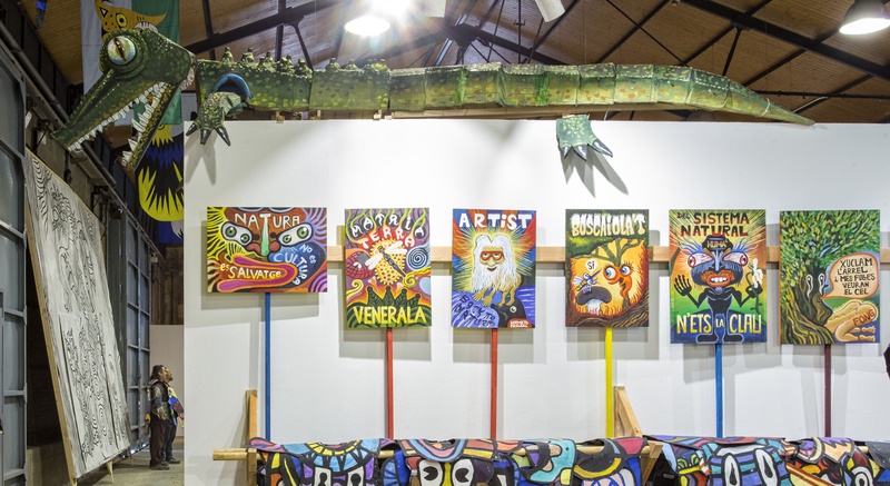 CAIMAN  Sculpture 2017. Author: Marcel·lí Antúnez Roca. Photo: Carles Rodriguez.