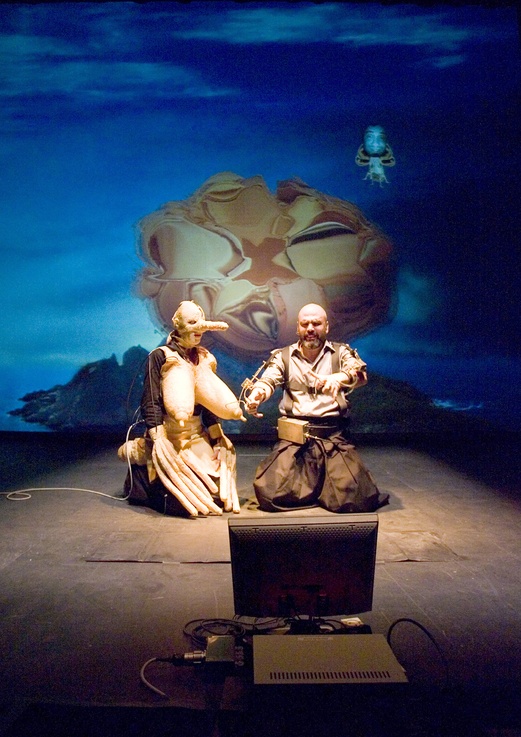 Protomembrana 2006. Interactive Performance. Orgia scene. Author: Marcel·lí Antúnez Roca. Photo: Carles Rodriguez.