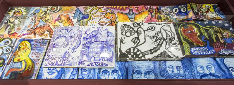 VITRINES preparatory drawings. Author: Marcel·lí Antúnez Roca. Photo: Carles Rodriguez.