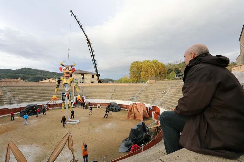 Making_of_construcció_Súper_Vulcà. Photo: Carles Rodríguez.