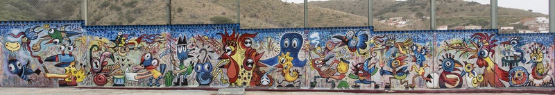 Revolupià, mural_final. Author: Marcel·lí Antúnez Roca. Photo: Carles Rodriguez.