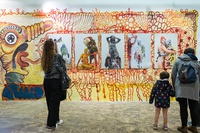  Author: Marcel·lí Antúnez Roca. Photo: Carles Rodriguez. <a href='https://www.marceliantunez.com/media/img/work/_mural_Kiosk_Alsaxy_2016-19.jpg' target='_blank'>Download original</a> <span style='color:transparent'>1354</span>
