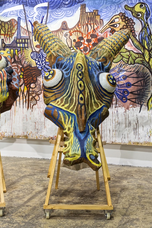 ORGAFERA 1 head Ultraorbism 2014. Author: Marcel·lí Antúnez Roca. Photo: Carles Rodriguez.